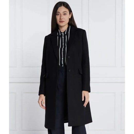 Tommy Hilfiger Wełniany płaszcz | z dodatkiem kaszmiru ze sklepu Gomez Fashion Store w kategorii Płaszcze damskie - zdjęcie 184519243