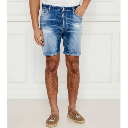 Dsquared2 Jeansowe szorty Marine | Slim Fit Dsquared2 52 Gomez Fashion Store okazja