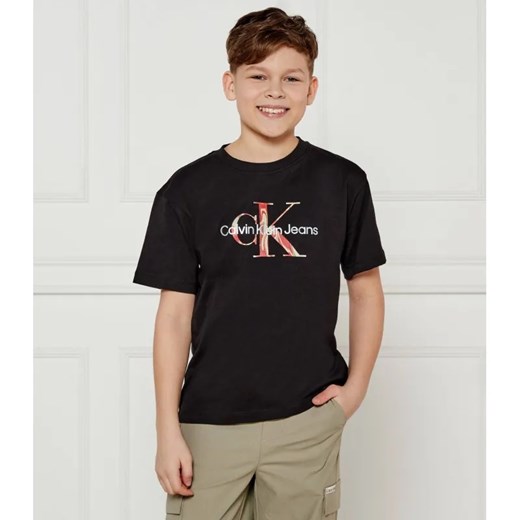 Calvin Klein Jeans T-shirt | Regular Fit ze sklepu Gomez Fashion Store w kategorii T-shirty chłopięce - zdjęcie 184519493