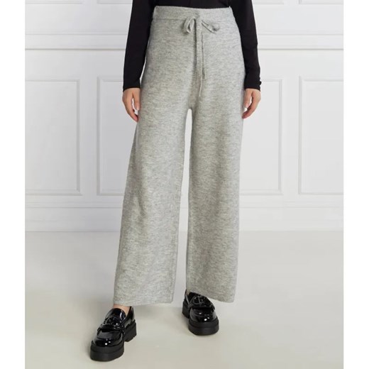 Liu Jo Rose Spodnie dzianinowe | flare fit | z dodatkiem wełny ze sklepu Gomez Fashion Store w kategorii Spodnie damskie - zdjęcie 184519603
