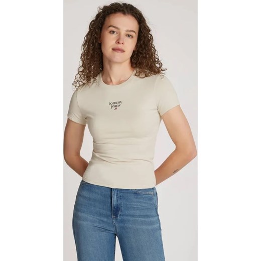 Tommy Jeans T-shirt | Slim Fit ze sklepu Gomez Fashion Store w kategorii Bluzki damskie - zdjęcie 184519614