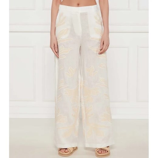 Marella Lniane spodnie KADIAK | Relaxed fit ze sklepu Gomez Fashion Store w kategorii Spodnie damskie - zdjęcie 184519673