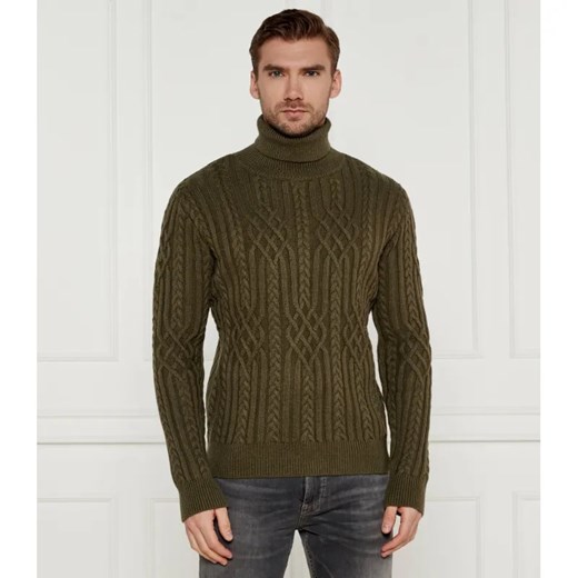GUESS Golf EVANDER | Regular Fit | z dodatkiem wełny ze sklepu Gomez Fashion Store w kategorii Swetry męskie - zdjęcie 184519781