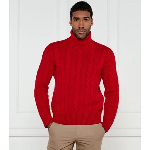 POLO RALPH LAUREN Wełniany golf | Regular Fit | z dodatkiem kaszmiru ze sklepu Gomez Fashion Store w kategorii Swetry męskie - zdjęcie 184519872