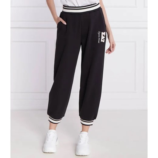 EA7 Spodnie dresowe | Loose fit ze sklepu Gomez Fashion Store w kategorii Spodnie damskie - zdjęcie 184519913