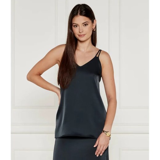 Marc Cain Satynowy top | Loose fit ze sklepu Gomez Fashion Store w kategorii Bluzki damskie - zdjęcie 184519932