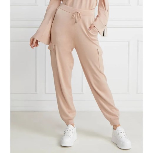Liu Jo Sport Spodnie dzianinowe | Regular Fit ze sklepu Gomez Fashion Store w kategorii Spodnie damskie - zdjęcie 184520050