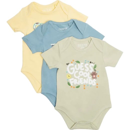 Guess Body 3-pack | Regular Fit ze sklepu Gomez Fashion Store w kategorii Body niemowlęce - zdjęcie 184520061
