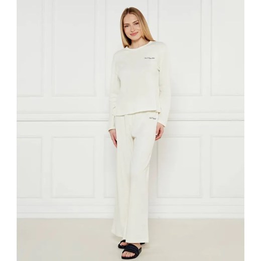 Karl Lagerfeld Piżama Hotel Karl Ls Waffle | Relaxed fit ze sklepu Gomez Fashion Store w kategorii Piżamy damskie - zdjęcie 184520134