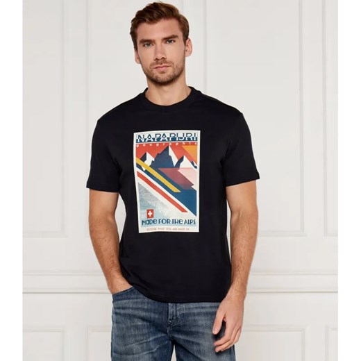 Napapijri T-shirt S-PORTALET | Relaxed fit ze sklepu Gomez Fashion Store w kategorii T-shirty męskie - zdjęcie 184520244