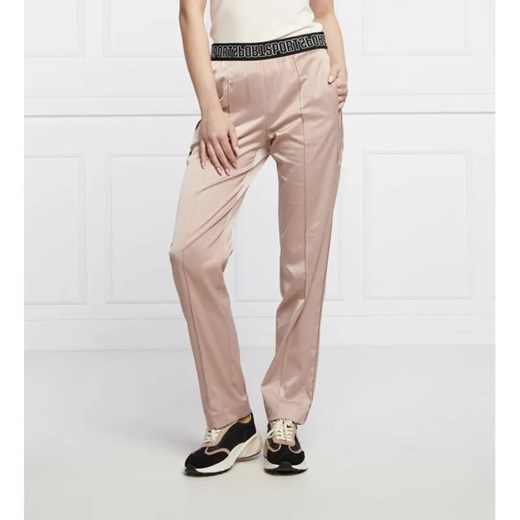 Marc Cain Satynowe spodnie | Relaxed fit ze sklepu Gomez Fashion Store w kategorii Spodnie damskie - zdjęcie 184520272