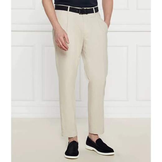 Joop! Jeans Spodnie Hanson | Loose fit | z dodatkiem lnu ze sklepu Gomez Fashion Store w kategorii Spodnie męskie - zdjęcie 184520342