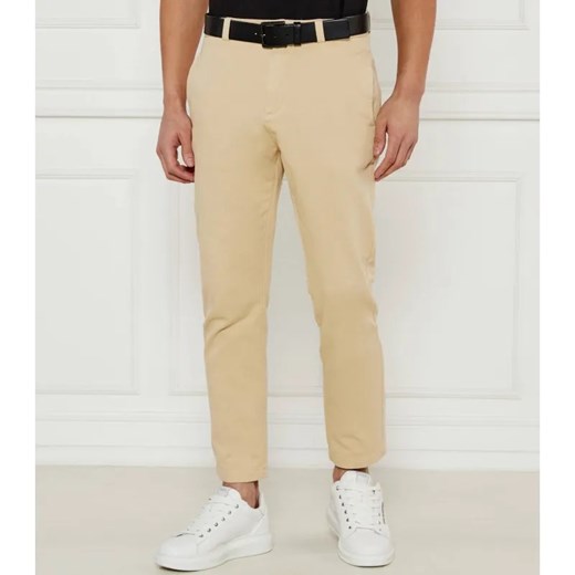 HUGO Spodnie chino David251D | Slim Fit ze sklepu Gomez Fashion Store w kategorii Spodnie męskie - zdjęcie 184520343