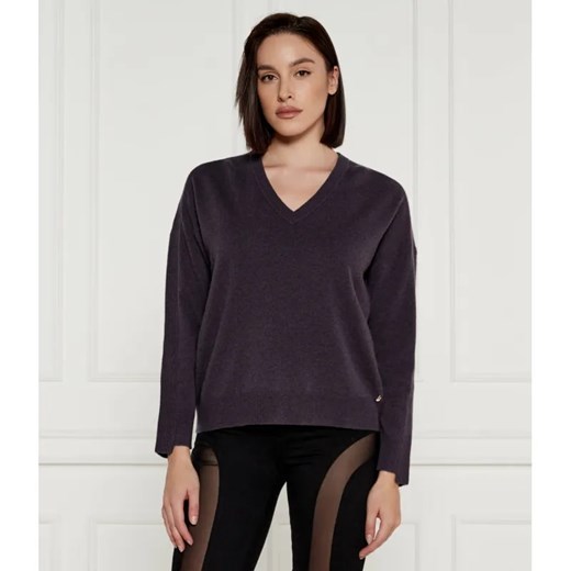 Liu Jo Wełniany sweter | Loose fit | z dodatkiem kaszmiru ze sklepu Gomez Fashion Store w kategorii Swetry damskie - zdjęcie 184520674
