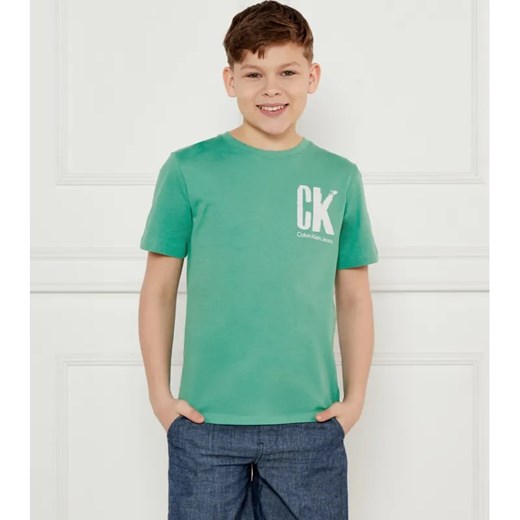 Calvin Klein Jeans T-shirt | Regular Fit ze sklepu Gomez Fashion Store w kategorii T-shirty chłopięce - zdjęcie 184520734