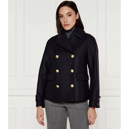 Tommy Hilfiger Wełniany płaszcz | z dodatkiem kaszmiru ze sklepu Gomez Fashion Store w kategorii Płaszcze damskie - zdjęcie 184520851