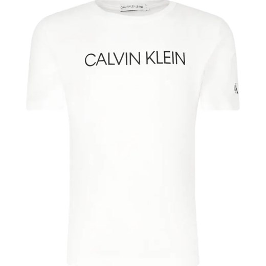 Calvin Klein Jeans T-shirt INSTITUTIONAL | Regular Fit ze sklepu Gomez Fashion Store w kategorii T-shirty chłopięce - zdjęcie 184521103