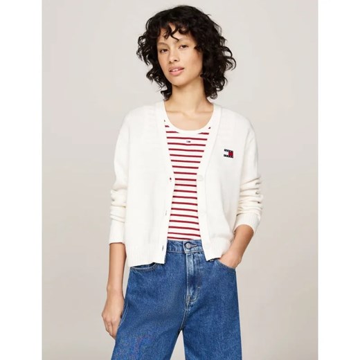 Tommy Jeans Kardigan ESSENTIAL | Oversize fit ze sklepu Gomez Fashion Store w kategorii Swetry damskie - zdjęcie 184521121