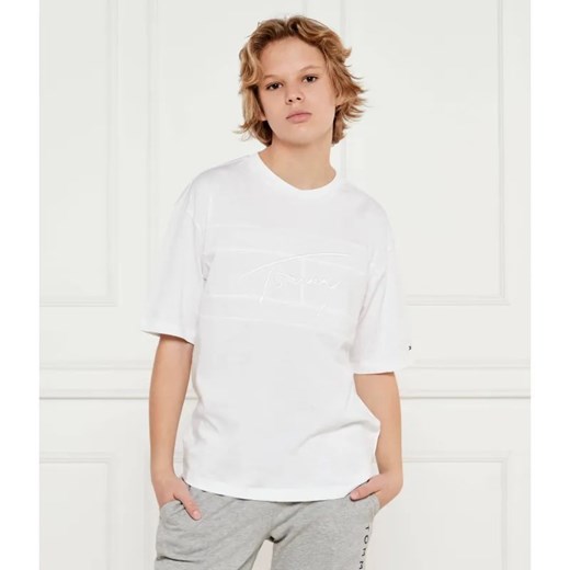 Tommy Hilfiger T-shirt | Regular Fit ze sklepu Gomez Fashion Store w kategorii T-shirty chłopięce - zdjęcie 184521124