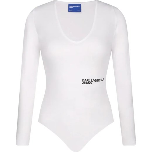 Karl Lagerfeld Jeans Body | Slim Fit ze sklepu Gomez Fashion Store w kategorii Bluzki damskie - zdjęcie 184521174