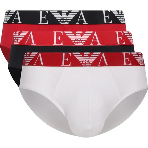 Emporio Armani Slipy 3-pack ze sklepu Gomez Fashion Store w kategorii Majtki męskie - zdjęcie 184521182