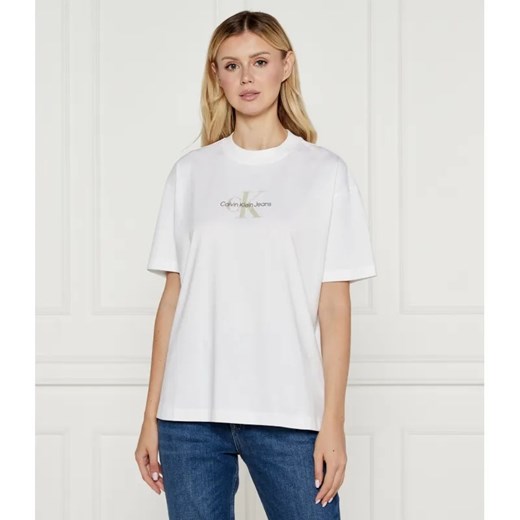 Calvin Klein Jeans T-shirt | Relaxed fit ze sklepu Gomez Fashion Store w kategorii Bluzki damskie - zdjęcie 184521192