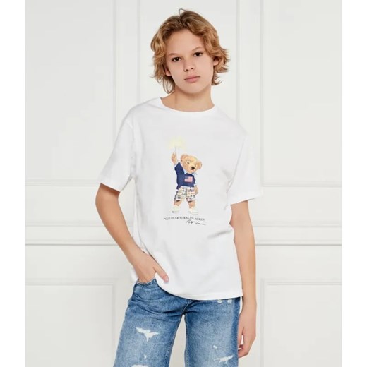 POLO RALPH LAUREN T-shirt | Regular Fit ze sklepu Gomez Fashion Store w kategorii T-shirty chłopięce - zdjęcie 184521210