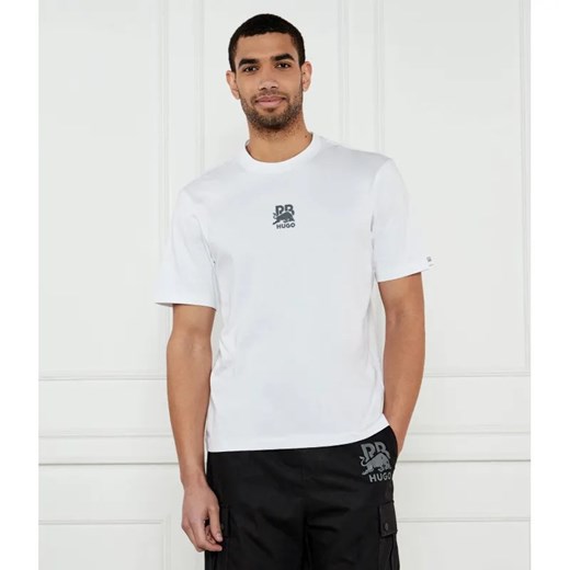 HUGO T-shirt Deckies_RB | HUGO X RACING BULLS | Relaxed fit ze sklepu Gomez Fashion Store w kategorii T-shirty męskie - zdjęcie 184521251