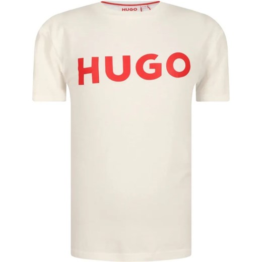 HUGO KIDS T-shirt | Regular Fit ze sklepu Gomez Fashion Store w kategorii T-shirty chłopięce - zdjęcie 184521283