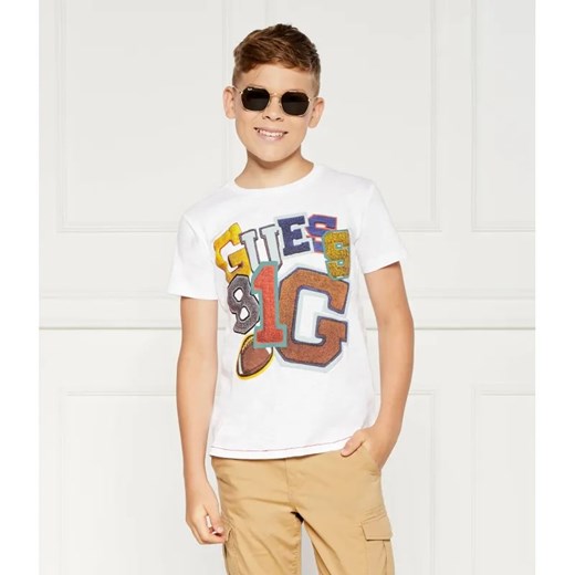 Guess T-shirt | Regular Fit ze sklepu Gomez Fashion Store w kategorii T-shirty chłopięce - zdjęcie 184521353
