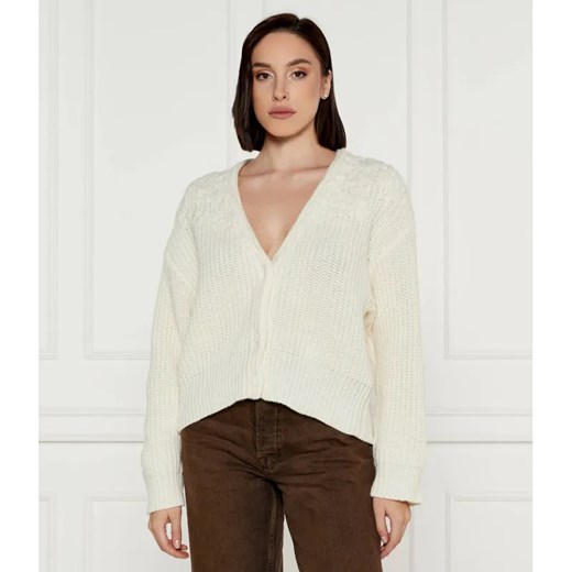 Liu Jo Kardigan | Relaxed fit | z dodatkiem wełny ze sklepu Gomez Fashion Store w kategorii Swetry damskie - zdjęcie 184521354