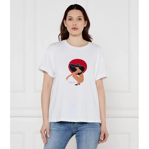 Liu Jo Beachwear T-shirt | Relaxed fit ze sklepu Gomez Fashion Store w kategorii Bluzki damskie - zdjęcie 184521420