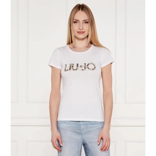 Liu Jo Beachwear T-shirt | Regular Fit ze sklepu Gomez Fashion Store w kategorii Odzież plażowa - zdjęcie 184521453
