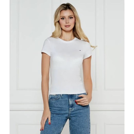 Tommy Jeans T-shirt | Slim Fit ze sklepu Gomez Fashion Store w kategorii Bluzki damskie - zdjęcie 184521454