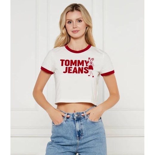 Tommy Jeans T-shirt | Cropped Fit ze sklepu Gomez Fashion Store w kategorii Bluzki damskie - zdjęcie 184521474
