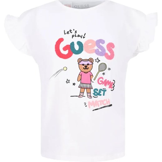 Guess T-shirt | Regular Fit ze sklepu Gomez Fashion Store w kategorii Bluzki dziewczęce - zdjęcie 184521492