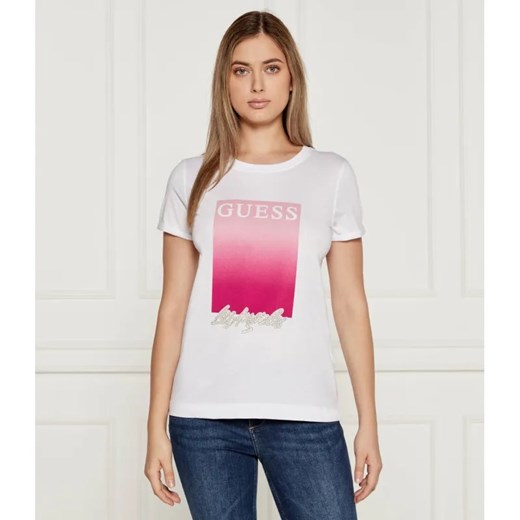 GUESS T-shirt | Regular Fit ze sklepu Gomez Fashion Store w kategorii Bluzki damskie - zdjęcie 184521564