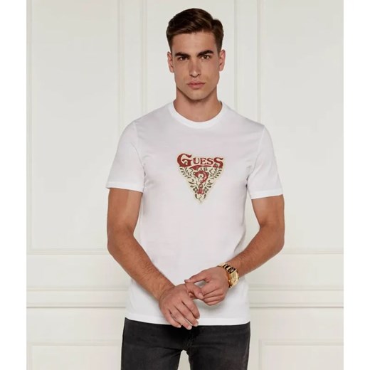 GUESS T-shirt | Slim Fit ze sklepu Gomez Fashion Store w kategorii T-shirty męskie - zdjęcie 184521610