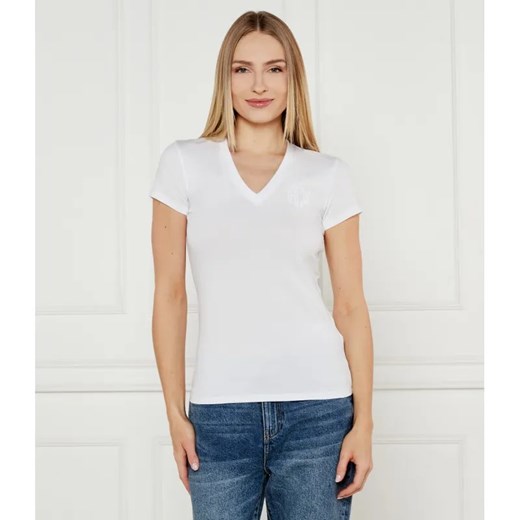 Armani Exchange T-shirt | Slim Fit ze sklepu Gomez Fashion Store w kategorii Bluzki damskie - zdjęcie 184521631
