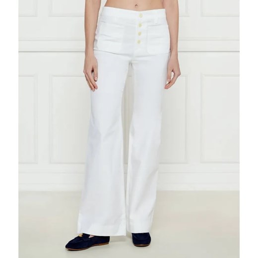 LAUREN RALPH LAUREN Spodnie CASHINE | flare fit ze sklepu Gomez Fashion Store w kategorii Spodnie damskie - zdjęcie 184521663