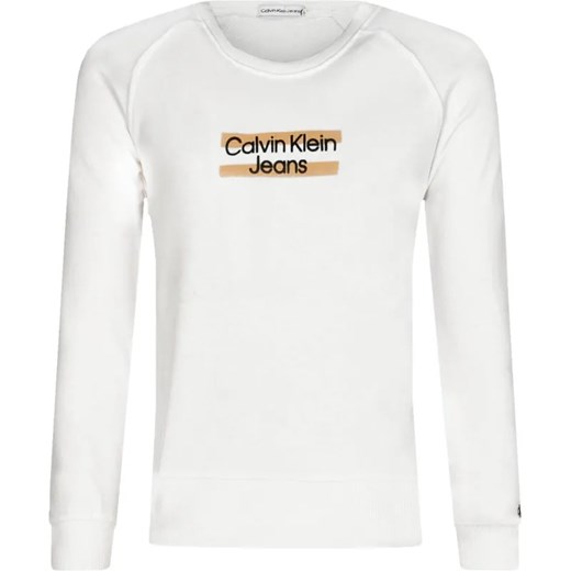 Calvin Klein Jeans Bluza HERO | Regular Fit ze sklepu Gomez Fashion Store w kategorii Bluzy dziewczęce - zdjęcie 184521672