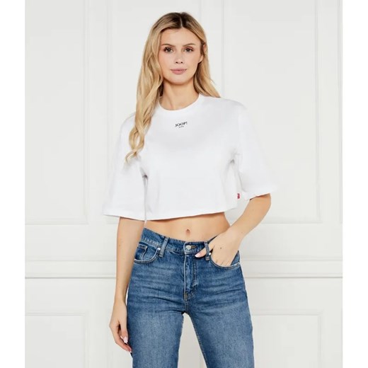 Joop! Jeans T-shirt 57 252JE57Taky | Cropped Fit ze sklepu Gomez Fashion Store w kategorii Bluzki damskie - zdjęcie 184521673