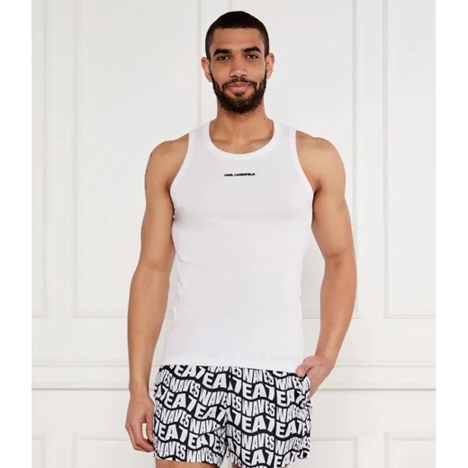 Karl Lagerfeld Tank top | Slim Fit ze sklepu Gomez Fashion Store w kategorii T-shirty męskie - zdjęcie 184521740