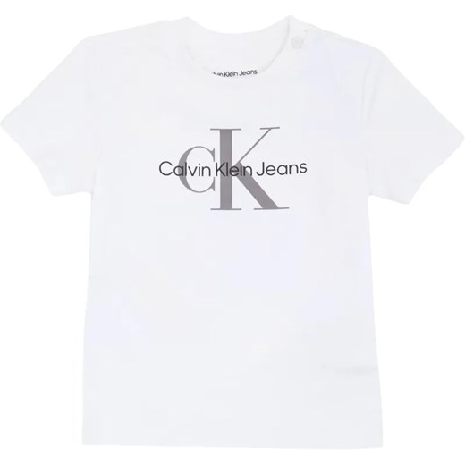 Calvin Klein Jeans T-shirt | Regular Fit ze sklepu Gomez Fashion Store w kategorii Bluzki dziewczęce - zdjęcie 184521804