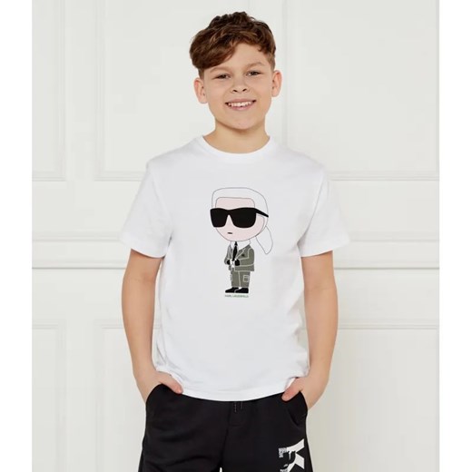 Karl Lagerfeld Kids T-shirt | Regular Fit ze sklepu Gomez Fashion Store w kategorii T-shirty chłopięce - zdjęcie 184521860