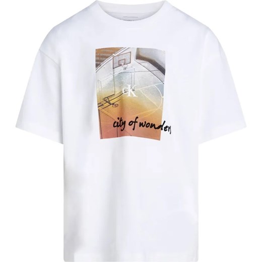 Calvin Klein Jeans T-shirt | Regular Fit ze sklepu Gomez Fashion Store w kategorii T-shirty chłopięce - zdjęcie 184521984