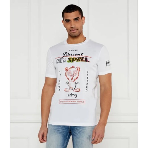 Iceberg T-shirt | Regular Fit ze sklepu Gomez Fashion Store w kategorii T-shirty męskie - zdjęcie 184522003