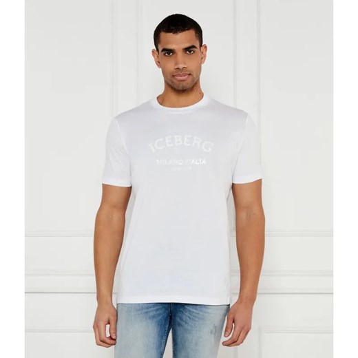Iceberg T-shirt | Regular Fit ze sklepu Gomez Fashion Store w kategorii T-shirty męskie - zdjęcie 184522030