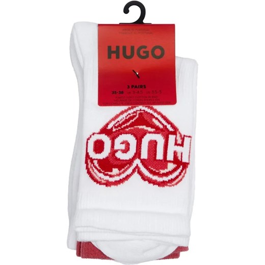Hugo Bodywear Skarpety 3-pack VALENTINE ze sklepu Gomez Fashion Store w kategorii Skarpetki damskie - zdjęcie 184522050