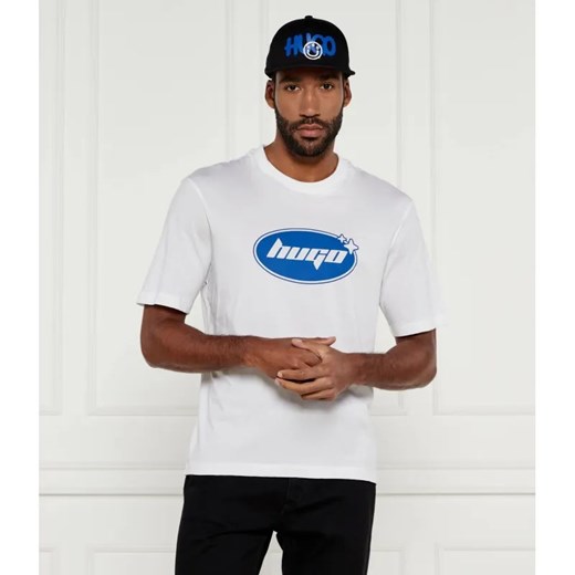 Hugo Blue T-shirt Nugoclean | Regular Fit ze sklepu Gomez Fashion Store w kategorii T-shirty męskie - zdjęcie 184522074